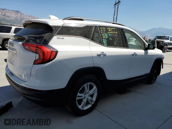 2019 GMC Terrain SLE Diesel with VIN 3GKALUEU7KL101299, listed as a Copart auction lot 69410784 with 101,421 mi miles and Salvage Title. Bid and sale history available at carsss.com. Image 3.