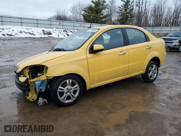 2009 Chevrolet Aveo 2LT with VIN KL1TG56E09B381995, listed as a Copart auction lot 43144895 with 129,607 mi miles and Clean title. Bid and sale history available at DreamBid. Image 1.