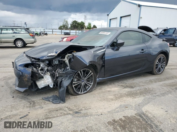 2016 Subaru BRZ Limited with VIN JF1ZCAC14G8604676, listed as a Copart auction lot 56984155 with 74,976 mi miles and Salvage title. Bid and sale history available at DreamBid. Image 1.