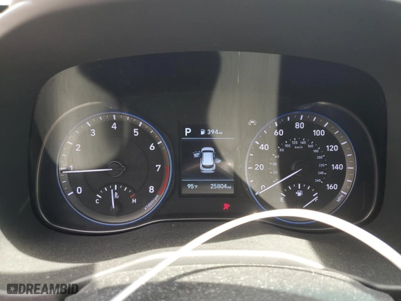 2021 Hyundai Kona SEL with VIN KM8K22AA2MU608098, listed as a Copart auction lot 51352065 with 25,804 mi miles and Non Repairable. Bid and sale history available at carsss.com. Image 9.