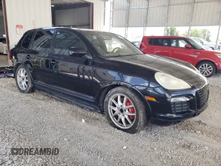 2008 Porsche Cayenne GTS with VIN WP1AD29P28LA73318, listed as a Copart auction lot 61398385 with Not provided miles and Salvage title. Bid and sale history available at DreamBid. Image 4.