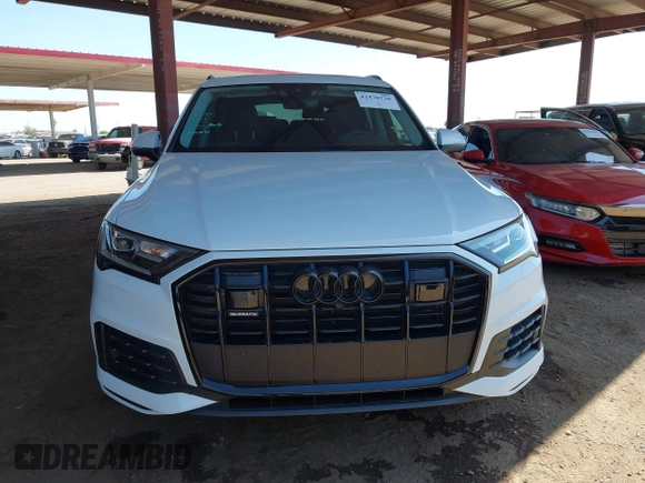 2023 Audi Q7 Premium Plus with VIN WA1LCBF75PD006040, listed as a IAAI auction lot 42478728 with 29,457 mi miles and . Bid and sale history available at DreamBid. Image 13.