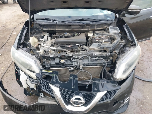 2014 Nissan Rogue S with VIN 5N1AT2MV1EC770125, listed as a IAAI auction lot 41152682 with 153,147 mi miles. Bid and sale history available at carsss.com. Image 10.