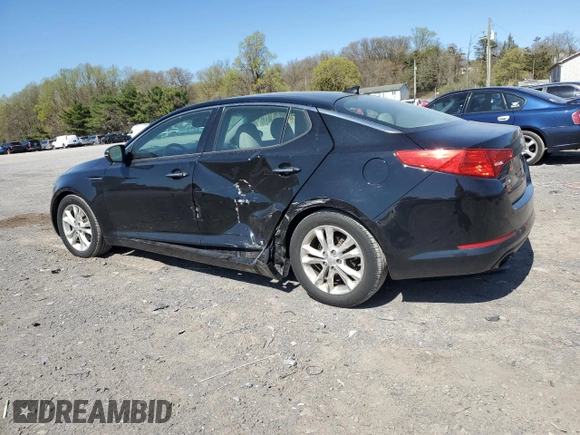 2013 Kia Optima EX z VIN 5XXGN4A71DG197381, wystawiony jako Copart lot #53619615 z przebiegiem 100 873 mil mil oraz Szkoda całkowita • Salvage title. Historia ofert i sprzedaży dostępna na DreamBid. Obrazek 2.