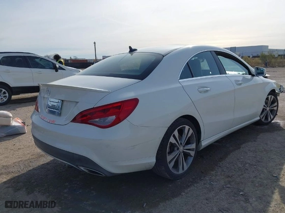 2017 Mercedes-Benz CLA with VIN WDDSJ4EB2HN423531, listed as a IAAI auction lot 41090530 with 1 mi miles. Bid and sale history available at carsss.com. Image 4.