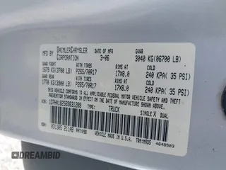 2006 Dodge 1500 SLT with VIN 1D7HA18256S631289, listed as a IAAI auction lot 41872624 with 238,721 mi miles and . Bid and sale history available at DreamBid. Image 9.