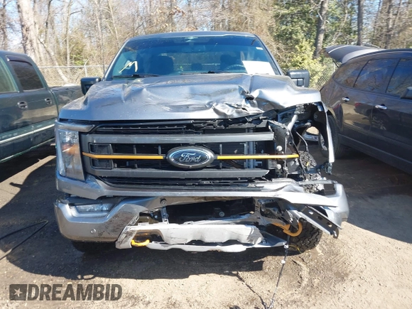 2023 Ford F-150 XL with VIN 1FTFW1E58PFB76725, listed as a IAAI auction lot 41634459 with 23,534 mi miles. Bid and sale history available at carsss.com. Image 13.