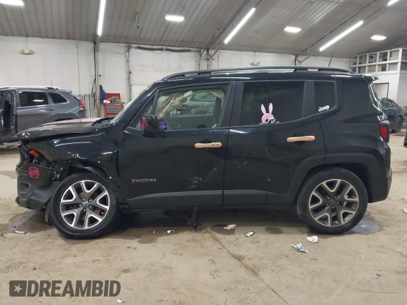 2018 Jeep Renegade Latitude with VIN ZACCJBBB9JPH50898, listed as a IAAI auction lot 42308737 with 112,440 mi miles and . Bid and sale history available at DreamBid. Image 14.