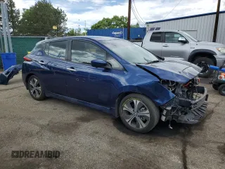 2020 Nissan LEAF SV с VIN 1N4AZ1CP8LC310060, выставлен на аукционе Copart как лот 57462155 с пробегом 29 858 миль миль и Списание • Salvage title. История ставок и продаж доступна на DreamBid. Изображение 4.