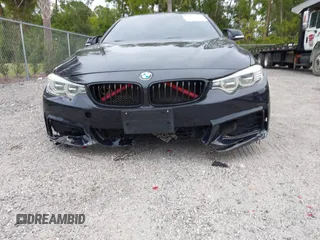 2015 BMW 4 Series 435i with VIN WBA4B1C5XFD955119, listed as a IAAI auction lot 41349918 with 181,937 mi miles and . Bid and sale history available at carsss.com. Image 6.