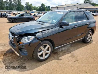 2017 Mercedes-Benz GLE 350 with VIN 4JGDA5HB9HA983778, listed as a Copart auction lot 59428695 with 103,797 mi miles and Salvage title. Bid and sale history available at DreamBid. Image 1.