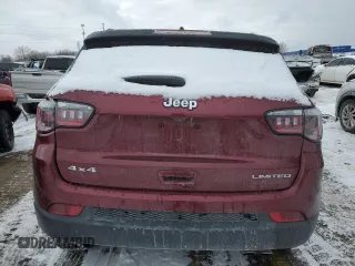 2022 Jeep Compass (RED) Edition with VIN 3C4NJDCB9NT129923, listed as a Copart auction lot 41813445 with 8,340 mi miles and Salvage title. Bid and sale history available at DreamBid. Image 6.