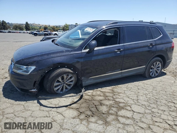 2018 Volkswagen Tiguan SEL z VIN 3VV2B7AX4JM153956, wystawiony jako Copart lot #61871675 z przebiegiem 84 252 mil mil oraz Szkoda całkowita • Salvage title. Historia ofert i sprzedaży dostępna na DreamBid. Obrazek 1.