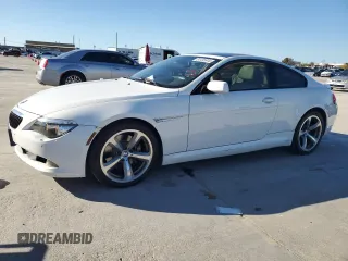 2008 BMW 6 Series 650i with VIN WBAEA53508CV91011, listed as a Copart auction lot 81105944 with 94,514 mi miles and Salvage Title. Bid and sale history available at carsss.com. Image 1.