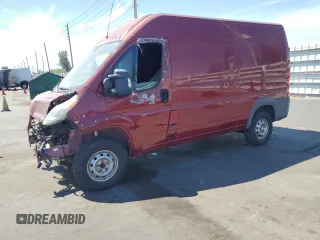 2015 Ram ProMaster Cargo with VIN 3C6TRVCG1FE509465, listed as a Copart auction lot 50229115 with Not Provided miles and Salvage Title. Bid and sale history available at DreamBid. Image 1.