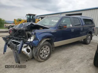 2009 Ford F-150 XL with VIN 1FTPW14V89KB48942, listed as a Copart auction lot 48943945 with 135,989 mi miles and Salvage Title. Bid and sale history available at carsss.com. Image 1.