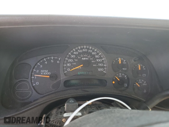 2004 Chevrolet Silverado 1500 Work Truck with VIN 1GCEC14X64Z229262, listed as a Copart auction lot 44209585 with 279,351 mi miles and Salvage Title. Bid and sale history available at carsss.com. Image 9.