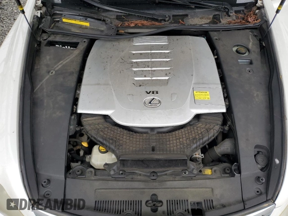 2012 Lexus LS 460 with VIN JTHBL5EF5C5110672, listed as a Copart auction lot 58844805 with 139,485 mi miles and Salvage title. Bid and sale history available at DreamBid. Image 11.