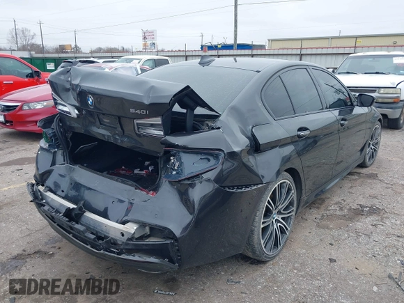 2017 BMW 5 Series 540i with VIN WBAJE5C37HG914013, listed as a IAAI auction lot 41619362 with 64,005 mi miles and . Bid and sale history available at DreamBid. Image 4.