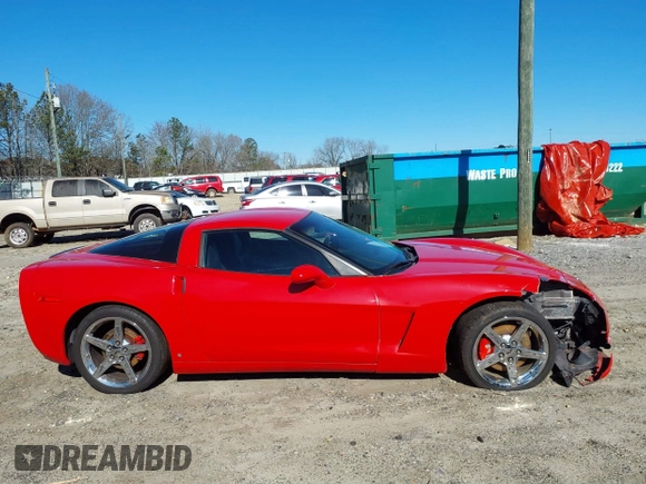 2008 Chevrolet Corvette with VIN 1G1YY25WX85124417, listed as a IAAI auction lot 41644594 with 53,067 mi miles. Bid and sale history available at carsss.com. Image 13.