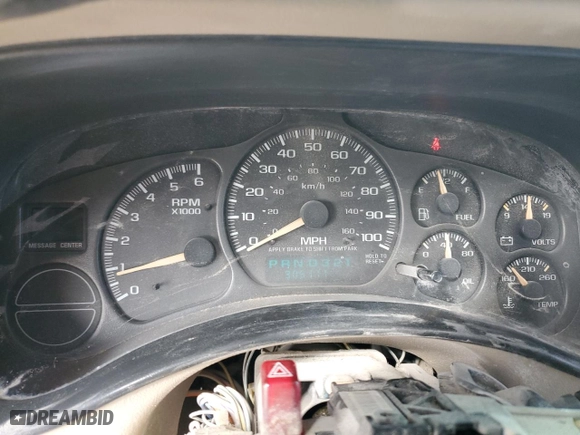 2002 GMC Sierra 1500 SLE with VIN 1GTEC19T12E279612, listed as a Copart auction lot 48428425 with 305,111 mi miles and Salvage Title. Bid and sale history available at carsss.com. Image 9.