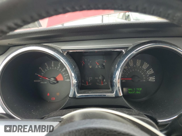 2009 Ford Mustang GT with VIN 1ZVHT82H595119834, listed as a Copart auction lot 52068725 with 96,697 mi miles and Salvage title. Bid and sale history available at DreamBid. Image 9.