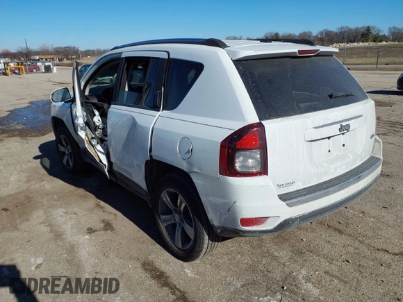 2016 Jeep Compass High Altitude Edition with VIN 1C4NJCEA8GD676091, listed as a IAAI auction lot 41447387 with 120,881 mi miles. Bid and sale history available at carsss.com. Image 3.