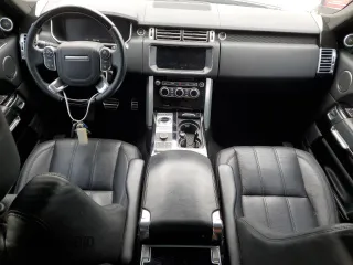 2017 Land Rover Range Rover with VIN SALGS5FE0HA347089, listed as a Copart auction lot 52386705 with 66,835 mi miles and Salvage title. Bid and sale history available at DreamBid. Image 8.