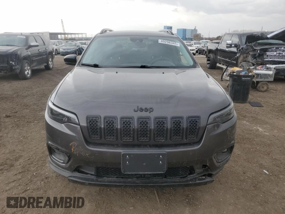 2023 Jeep Cherokee Altitude Lux with VIN 1C4PJMMBXPD101581, listed as a Copart auction lot 49298345 with 28,852 mi miles and Salvage Title. Bid and sale history available at carsss.com. Image 5.