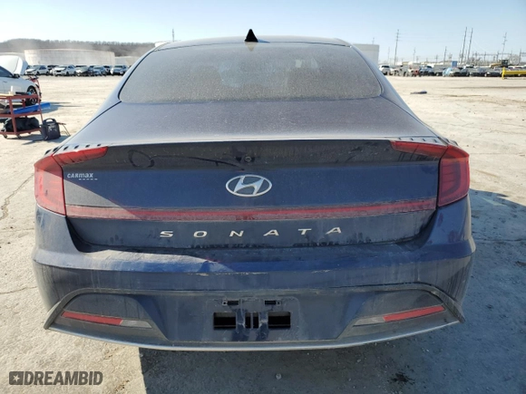 2022 Hyundai Sonata SE with VIN 5NPEG4JA8NH141585, listed as a Copart auction lot 42808995 with 56,170 mi miles and Salvage Title. Bid and sale history available at carsss.com. Image 6.