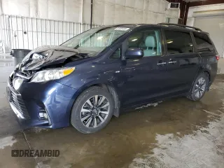 2019 Toyota Sienna XLE with VIN 5TDDZ3DC3KS217040, listed as a Copart auction lot 61556495 with 85,309 mi miles and Salvage title. Bid and sale history available at DreamBid. Image 1.