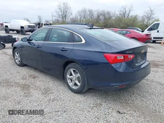 2016 Chevrolet Malibu LS with VIN 1G1ZB5STXGF344957, listed as a IAAI auction lot 42026548 with 101,503 mi miles and . Bid and sale history available at DreamBid. Image 3.
