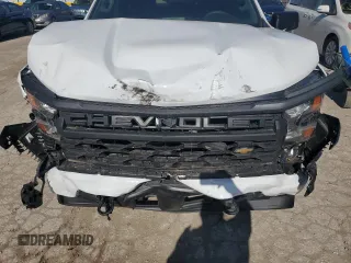2024 Chevrolet Silverado 1500 Custom with VIN 3GCPABEK5RG222754, listed as a Copart auction lot 53932094 with 4,307 mi miles and Salvage Title. Bid and sale history available at DreamBid. Image 13.