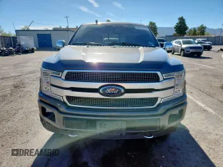2018 Ford F-150 XL with VIN 1FTEW1EG6JFC62863, listed as a Copart auction lot 59218255 with 125,198 mi miles and Salvage title. Bid and sale history available at DreamBid. Image 5.