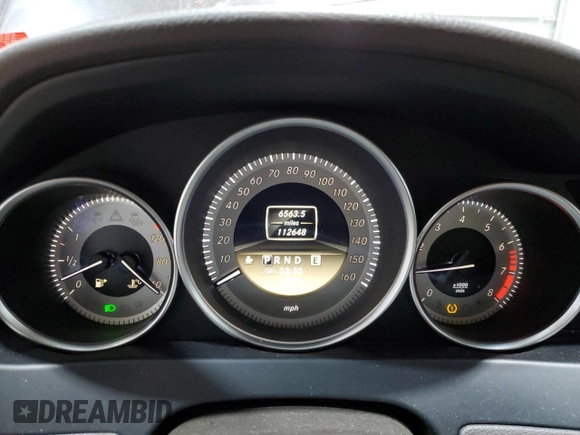 2012 Mercedes-Benz C 300 Sport with VIN WDDGF8BB3CR230244, listed as a Copart auction lot 47046855 with 112,648 mi miles and Salvage Title. Bid and sale history available at DreamBid. Image 9.