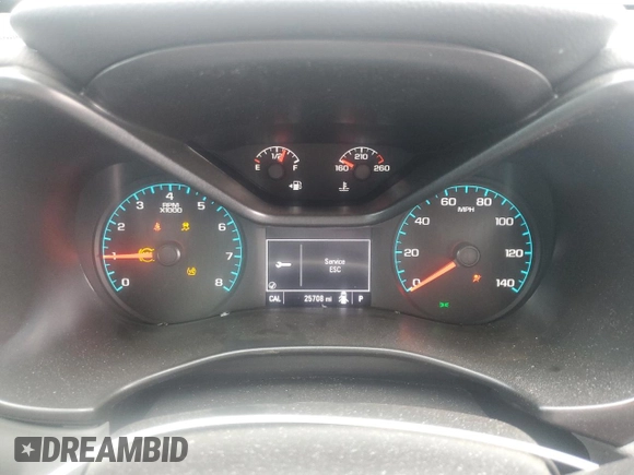 2020 Chevrolet Colorado 2WD Work Truck z VIN 1GCHSBEN7L1107056, wystawiony jako Copart lot #59054995 z przebiegiem 25 708 mil mil oraz Szkoda całkowita • Salvage title. Historia ofert i sprzedaży dostępna na DreamBid. Obrazek 9.