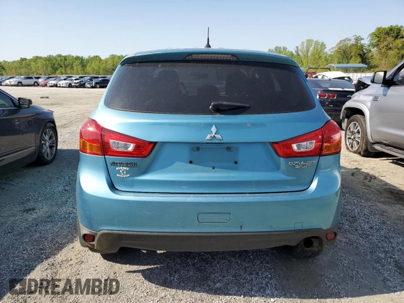 2014 Mitsubishi Outlander Sport ES with VIN 4A4AP3AU3EE008678, listed as a Copart auction lot 53157515 with 248,775 mi miles and Clean Title. Bid and sale history available at carsss.com. Image 6.