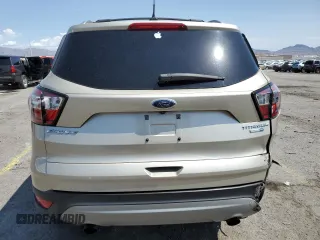 2018 Ford Escape Titanium with VIN 1FMCU9J91JUB44813, listed as a Copart auction lot 59920265 with 63,008 mi miles and Salvage title. Bid and sale history available at DreamBid. Image 6.
