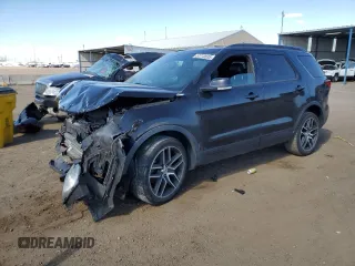 2016 Ford Explorer Sport z VIN 1FM5K8GT5GGA11863, wystawiony jako Copart lot #57712035 z przebiegiem 170 439 mil mil oraz Szkoda całkowita • Salvage title. Historia ofert i sprzedaży dostępna na DreamBid. Obrazek 1.