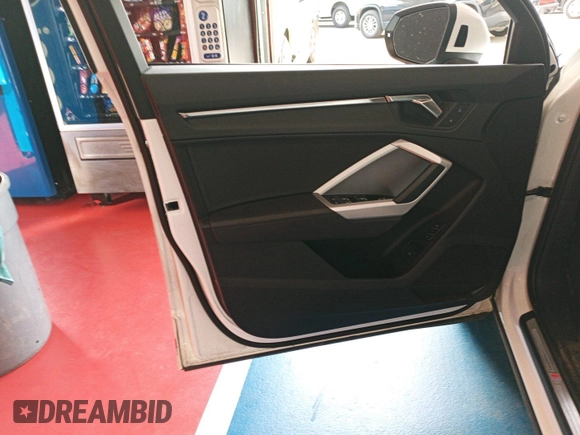 2023 Audi Q3 S line Premium with VIN WA1DECF39P1106631, listed as a IAAI auction lot 42793227 with 45,625 mi miles and . Bid and sale history available at DreamBid. Image 28.