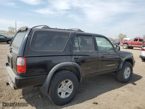 1999 Toyota 4Runner SR5 with VIN JT3HN86R9X0229736, listed as a Copart auction lot 52716725 with 161,121 mi miles and Clean Title. Bid and sale history available at carsss.com. Image 3.