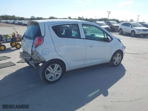2015 Chevrolet Spark LT with VIN KL8CD6S92FC745185, listed as a IAAI auction lot 41504821 with 53,771 mi miles. Bid and sale history available at carsss.com. Image 4.