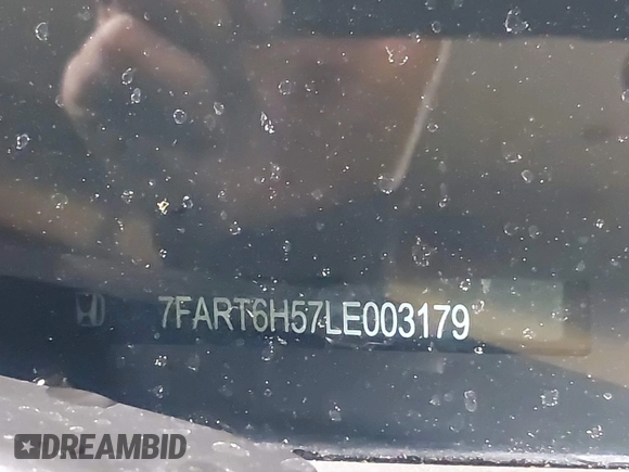2020 Honda CR-V EX with VIN 7FART6H57LE003179, listed as a IAAI auction lot 41069912 with 53,189 mi miles and . Bid and sale history available at DreamBid. Image 17.