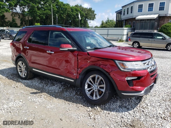 2019 Ford Explorer Limited with VIN 1FM5K8FH2KGA53378, listed as a Copart auction lot 59674923 with 45,772 mi miles. Bid and sale history available at carsss.com. Image 4.