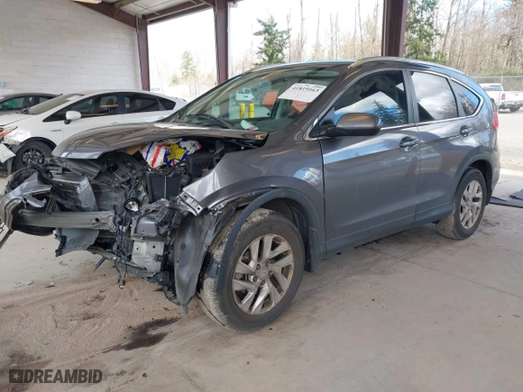 2016 Honda CR-V EX-L with VIN 2HKRM4H79GH601280, listed as a IAAI auction lot 41819163 with 81,413 mi miles. Bid and sale history available at carsss.com. Image 2.