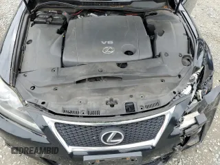2012 Lexus IS 250 with VIN JTHCF5C23C5058602, listed as a Copart auction lot 50658305 with 127,472 mi miles and Salvage Title. Bid and sale history available at DreamBid. Image 11.