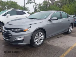 2025 Chevrolet Malibu LT with VIN 1G1ZD5ST0SF143698, listed as a IAAI auction lot 42106668 with 9,211 mi miles and . Bid and sale history available at DreamBid. Image 2.