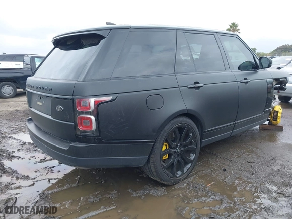 2021 Land Rover Range Rover Westminster with VIN SALGS2RU4MA422890, listed as a IAAI auction lot 41523161 with 33,181 mi miles. Bid and sale history available at carsss.com. Image 4.