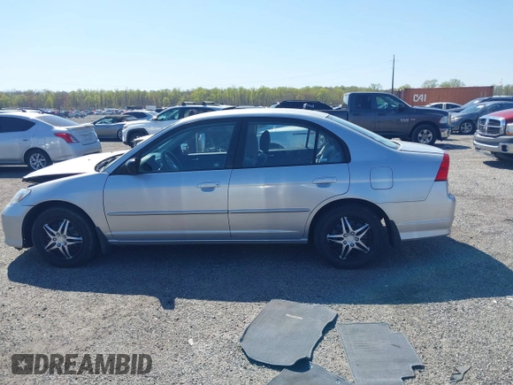 2005 Honda Civic LX with VIN 2HGES16595H589224, listed as a IAAI auction lot 42068288 with 175,049 mi miles and . Bid and sale history available at carsss.com. Image 14.