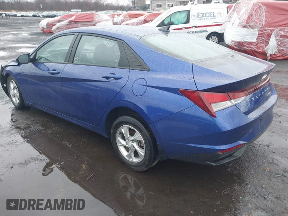 2023 Hyundai Elantra SE with VIN KMHLL4AG1PU557148, listed as a IAAI auction lot 41838623 with 37,104 mi miles and . Bid and sale history available at DreamBid. Image 3.